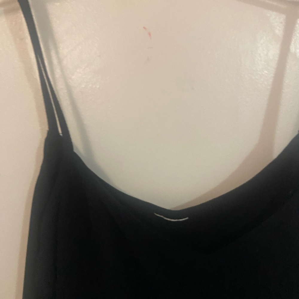 Sleek Black Sleeveless Camisole Top